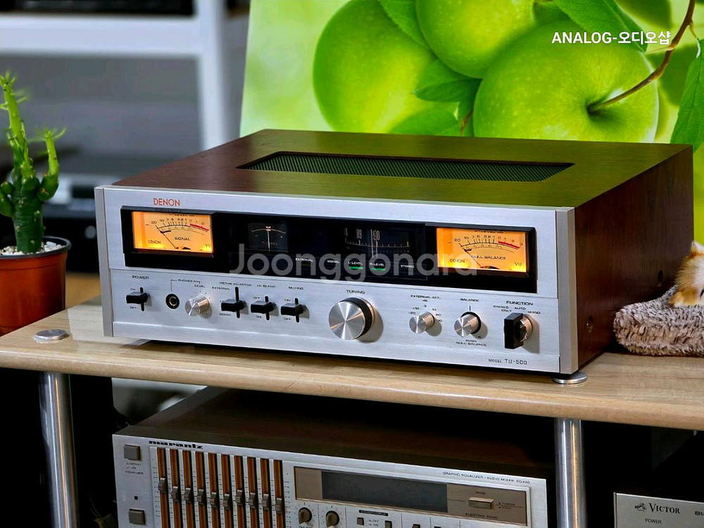 데논 고급 아날로그 튜너 TU-500--1