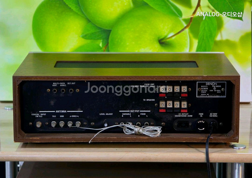 데논 고급 아날로그 튜너 TU-500--7
