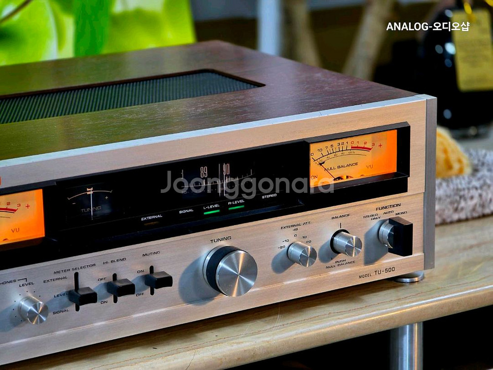 데논 고급 아날로그 튜너 TU-500--4