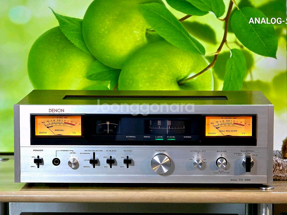데논 고급 아날로그 튜너 TU-500--3