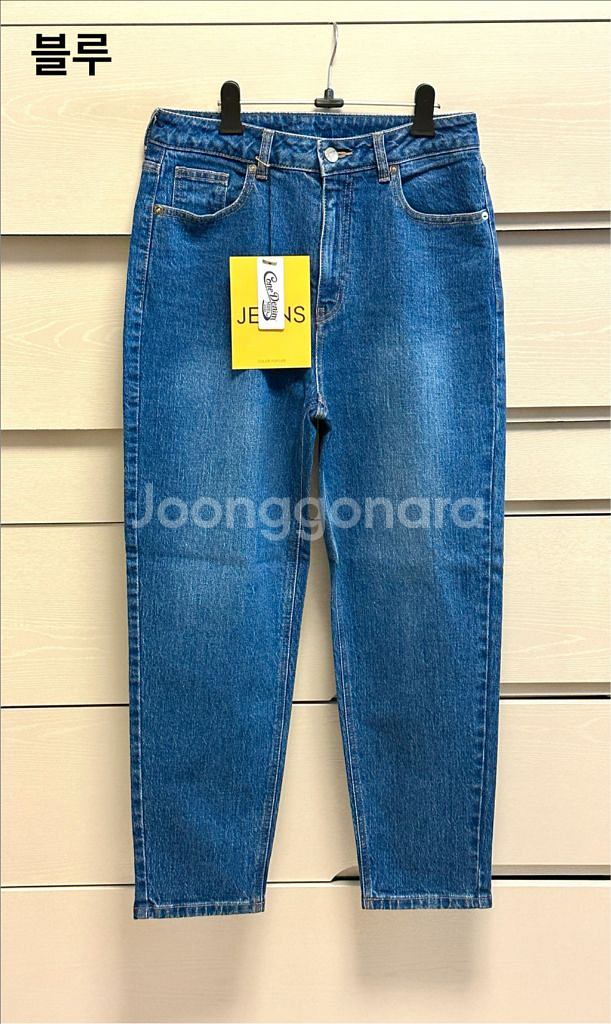 피브레노 프리미엄 데님진 블루&다크블루 m 새상품--1