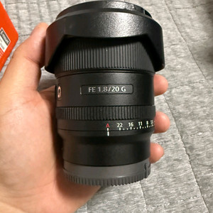 소니 FE 20mm F1.8 G 렌즈 팝니다