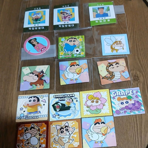 무료배송 짱구씰 2개 선택 초코비스티커 떡잎방범대 잎