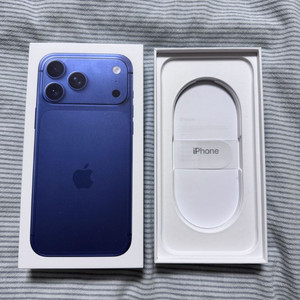 애플 아이폰 17 프로 맥스 딥 블루 256 박스