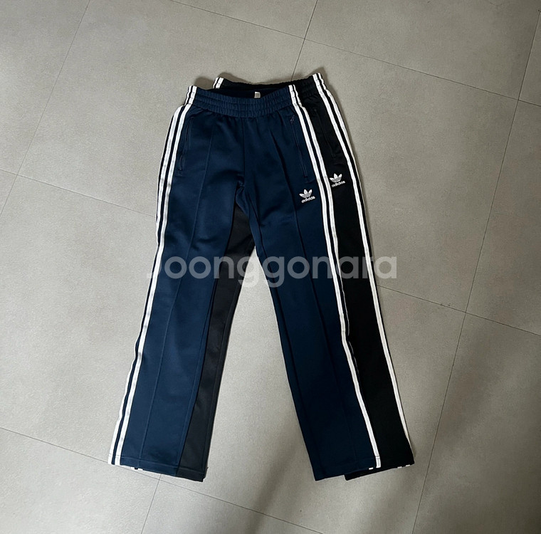 아디다스 팬츠 루즈기장 xs사이즈 네이비,블랙 판매해요--1