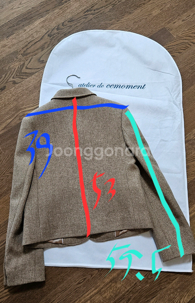 새상품)cemoment 쎄모먼 재킷(34사이즈)--1