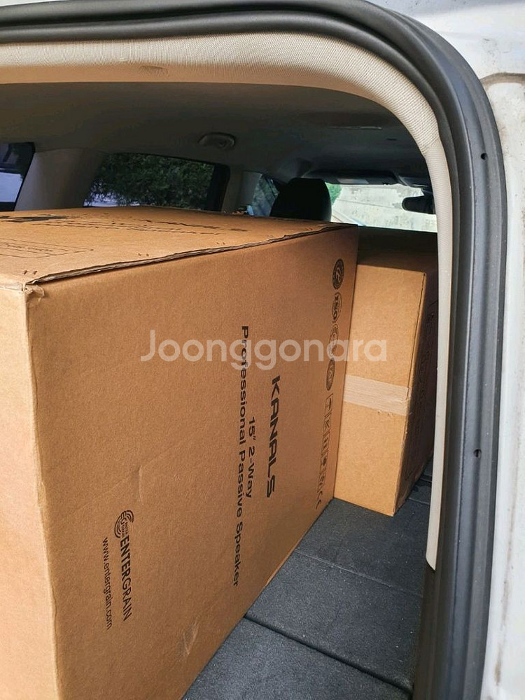 KRS-1540 패시브스피커 15인치 800와트 박스미개봉 새제품 대형스피커 2통--0