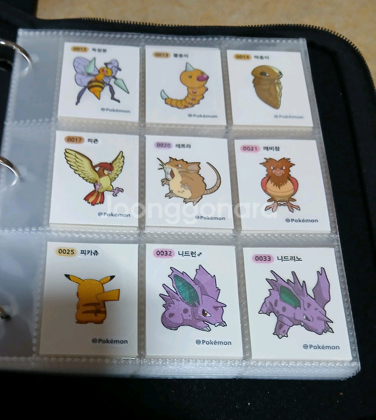 무료배송 포켓몬띠부씰 1개 선택 포켓몬 띠부띠부씰--1