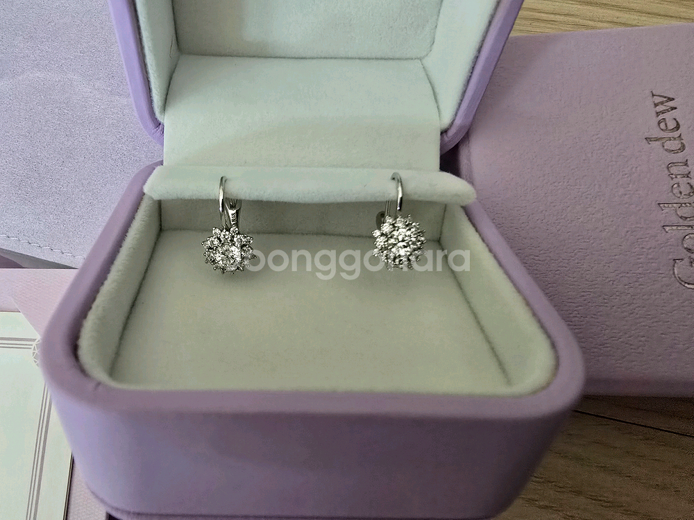 마가리트2C 다이아몬드 귀걸이 최상등급--7