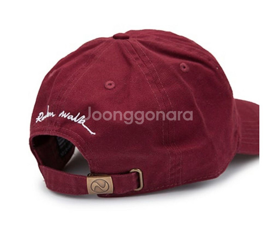 랜덤워크 굿즈 시티볼캡(버건디)--5