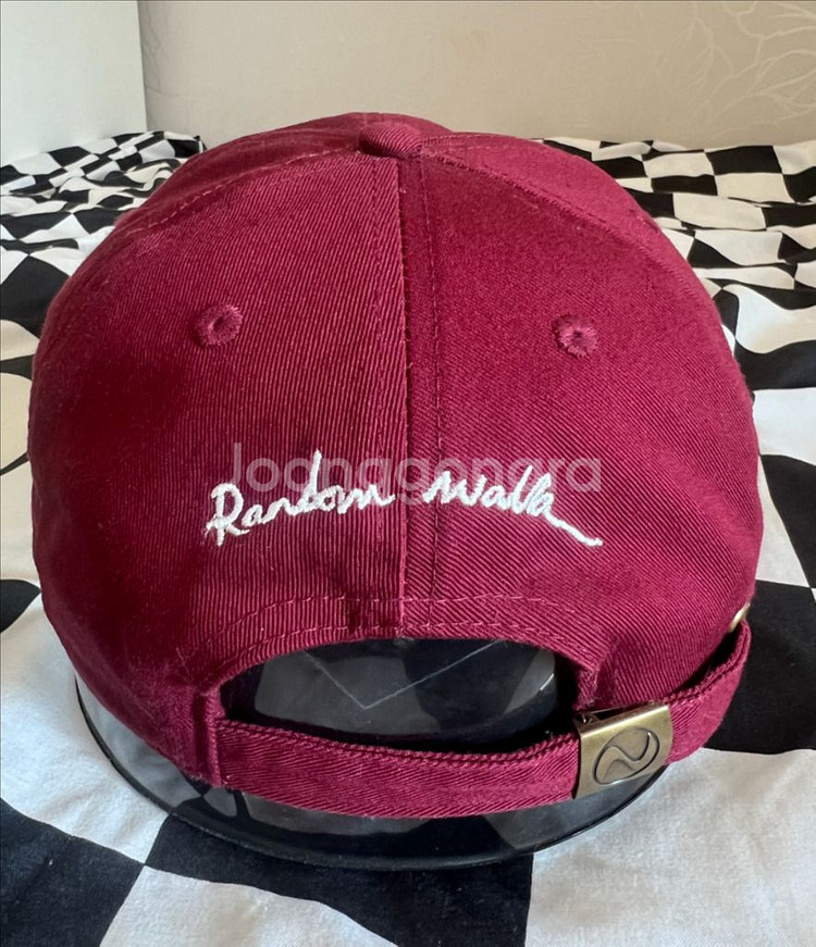 랜덤워크 굿즈 시티볼캡(버건디)--1