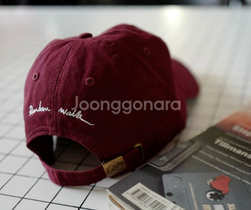 랜덤워크 굿즈 시티볼캡(버건디)--6