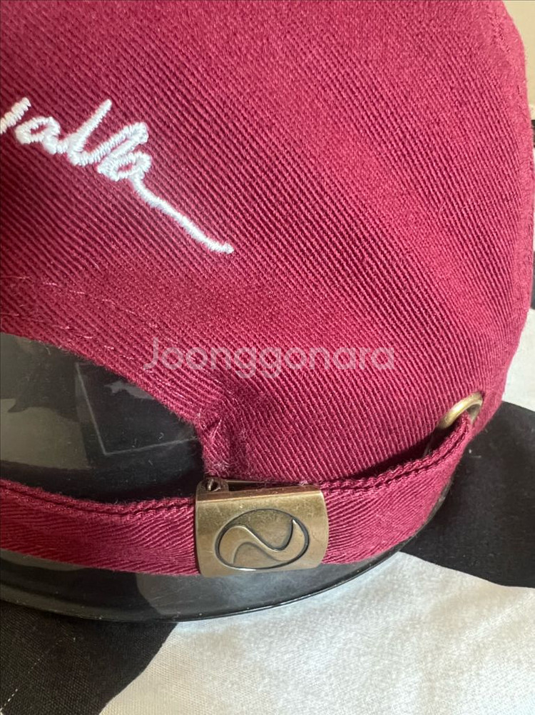 랜덤워크 굿즈 시티볼캡(버건디)--3