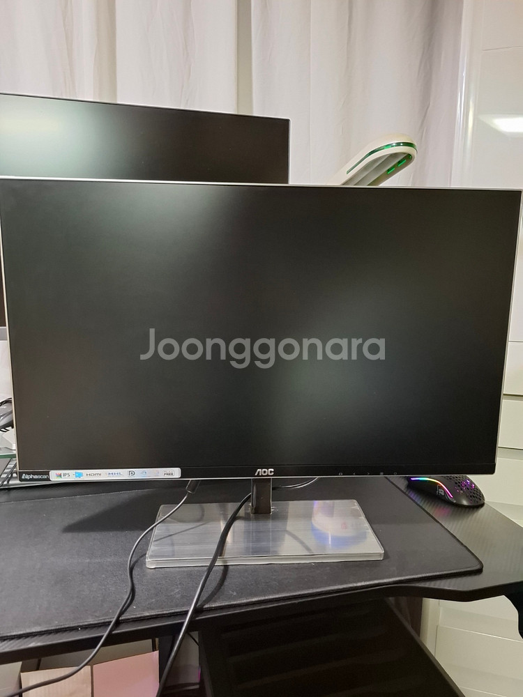 알파스캔 27인치 모니터 AOC2777 (직거래)--1