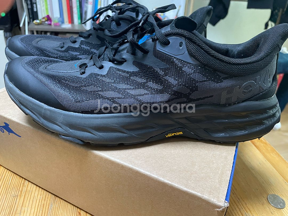 호카 스피드고트 5 블랙 트레일 런닝화 290 285 280--3