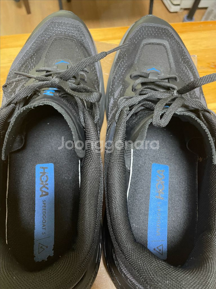 호카 스피드고트 5 블랙 트레일 런닝화 290 285 280--5