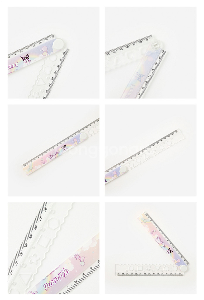 산리오 마이멜로디 쿠로미 레인보우 접이식 자--3