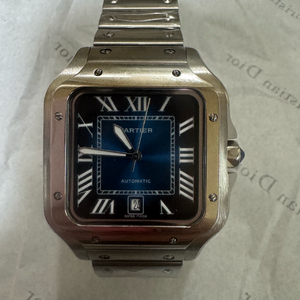 까르띠에 싼토스 청판 시계 새상품입니다