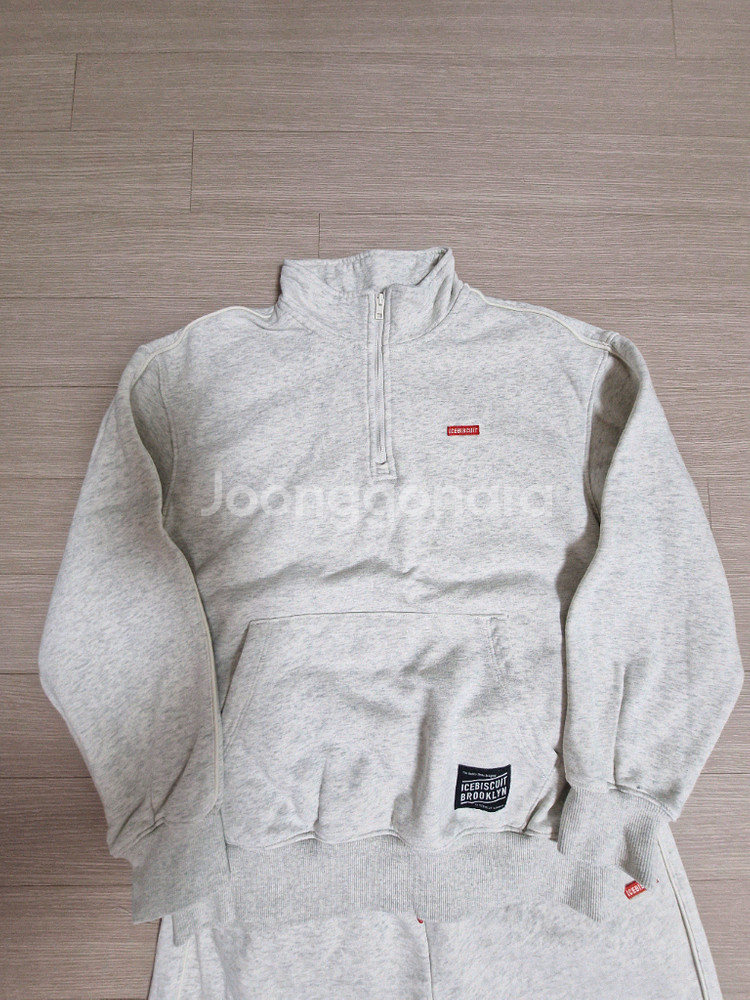 아이스비스킷 하프집업 트랙탑 세트155--1