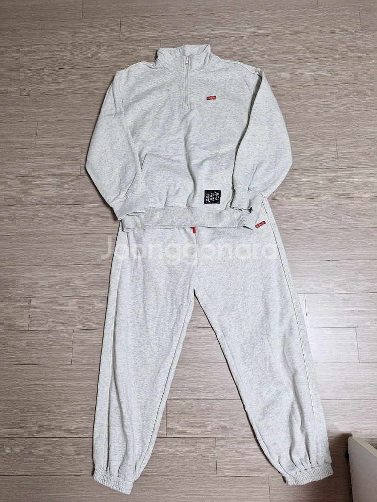 아이스비스킷 하프집업 트랙탑 세트155--0