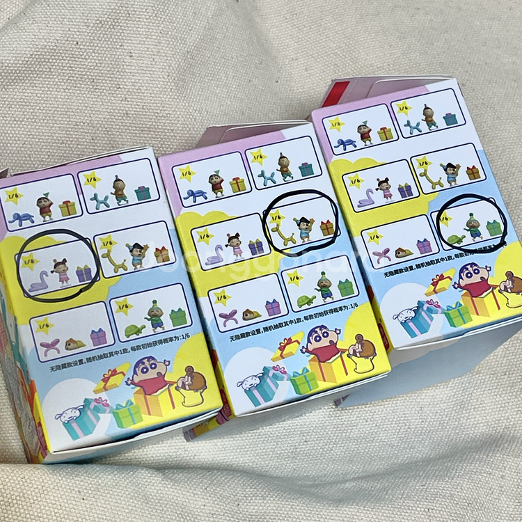 풍선 짱구 축하짱구 피규어--0