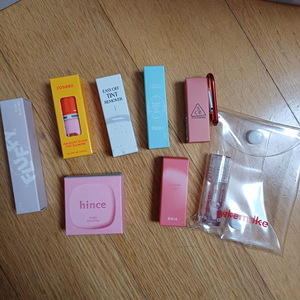 (미개봉) 메이크업 제품들 립틴트&프라이머&파우치 세트