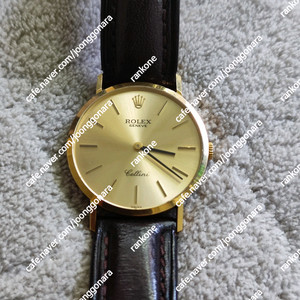 정품 로렉스 셀리니 18k 통금