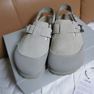 디올 버켄스탁 토키오 뮬 누벅 카프스킨 샌들 슬리퍼