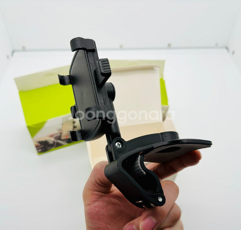 미개봉 회전 집게형 차량/런닝머신 스마트폰 거치대--1