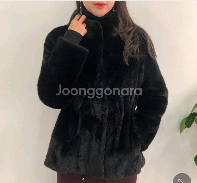 블랙그라마 풀스킨 여성 밍크자켓 통밍크코트--0