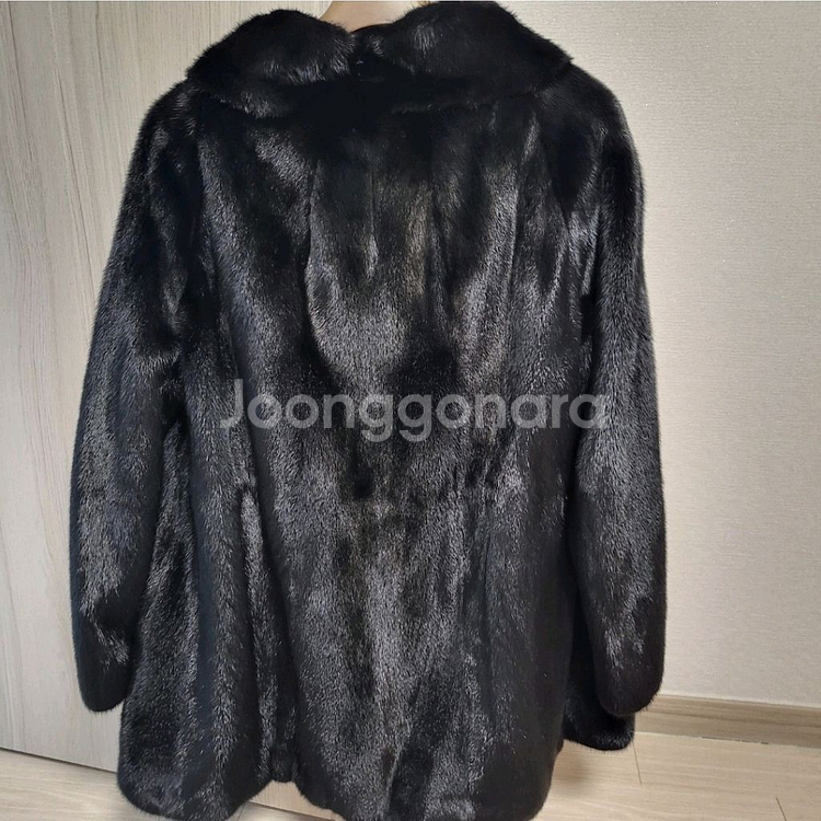 블랙그라마 풀스킨 여성 밍크자켓 통밍크코트--8