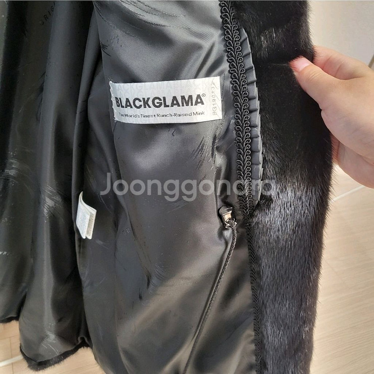 블랙그라마 풀스킨 여성 밍크자켓 통밍크코트--6