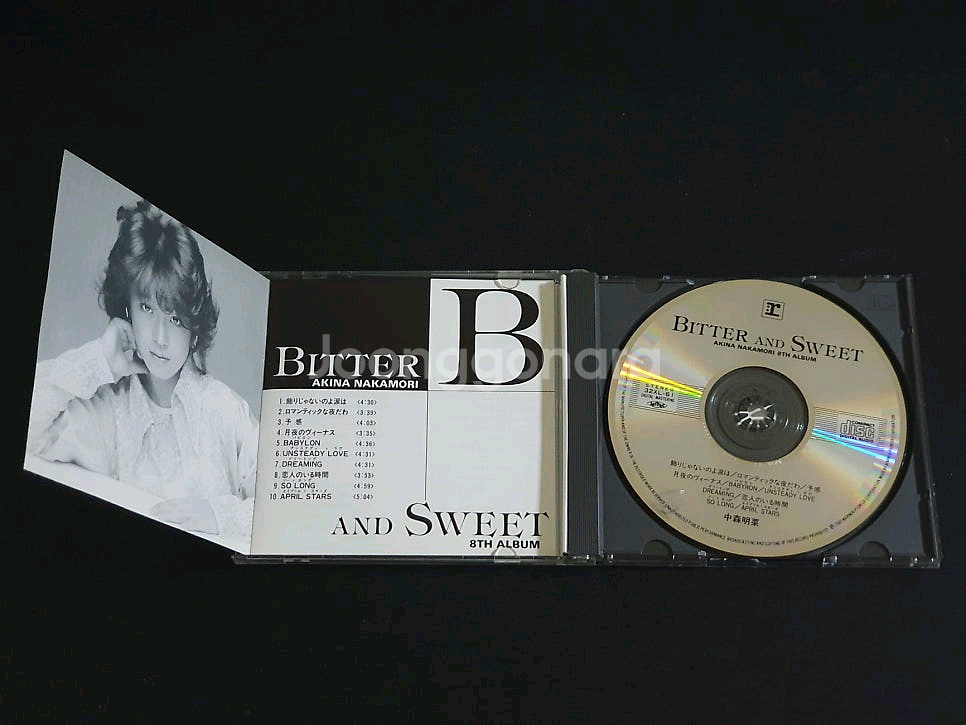 나카모리아키나 앨범 BITTER AND SWEET 음반--4
