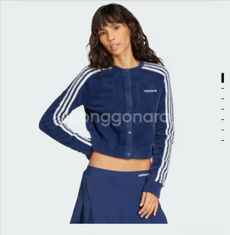 아디다스 플러피 니티드 가디건 (S) 새제품--1