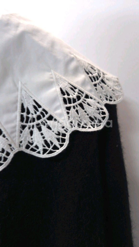 산드로 포플린 칼라 알파카 니트 탑 44 ~ 66--8