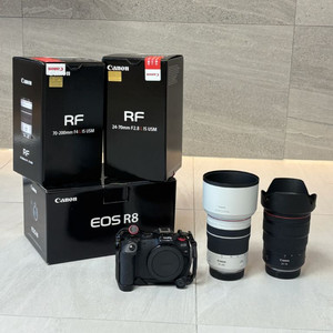 캐논 EOS R8 /RF 렌즈 2-70,70-200