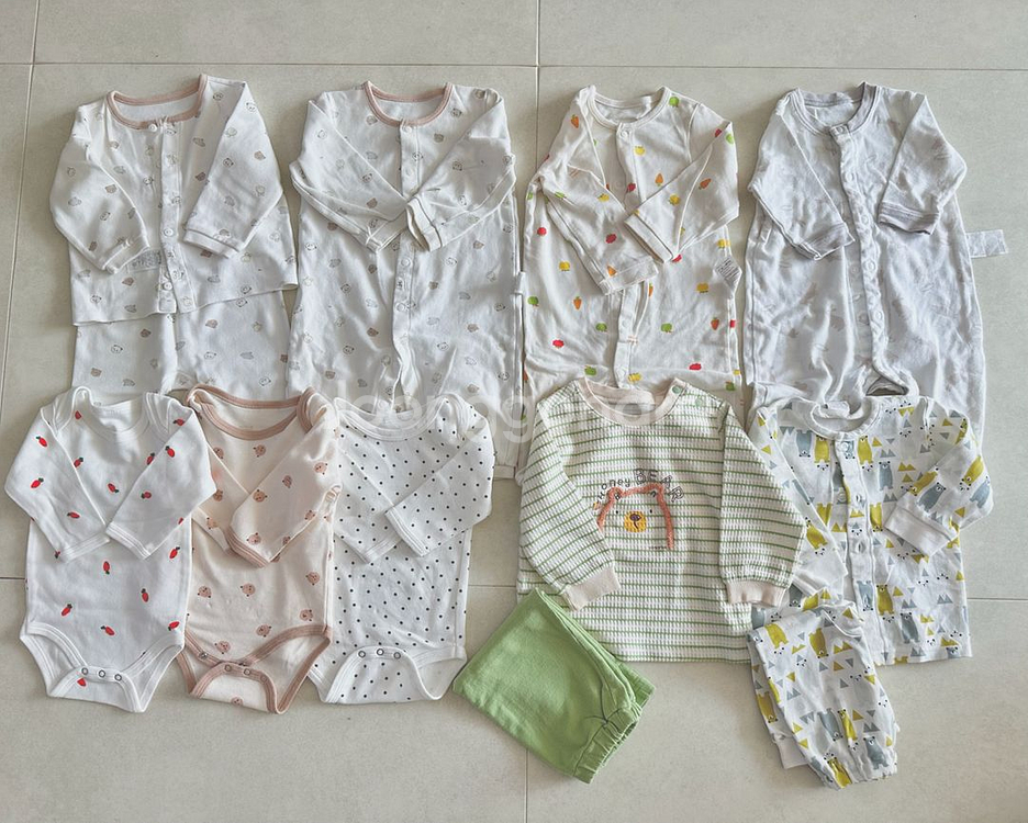 80사이즈 내복9벌 일괄--0