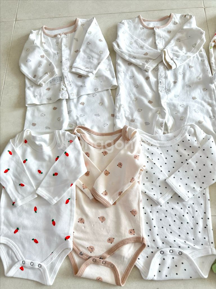 80사이즈 내복9벌 일괄--1