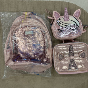 Justice (저스티스)유아/아동용 유니콘 백팩 3종 세트