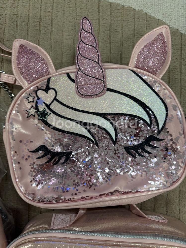 Justice (저스티스)유아/아동용 유니콘 백팩 3종 세트--3