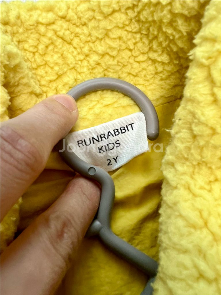 런레빗 후리스자켓 유아 뽀글이 2y--3