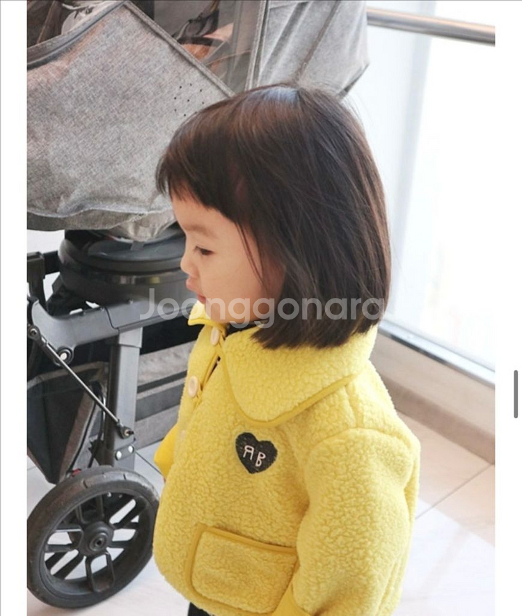 런레빗 후리스자켓 유아 뽀글이 2y--6
