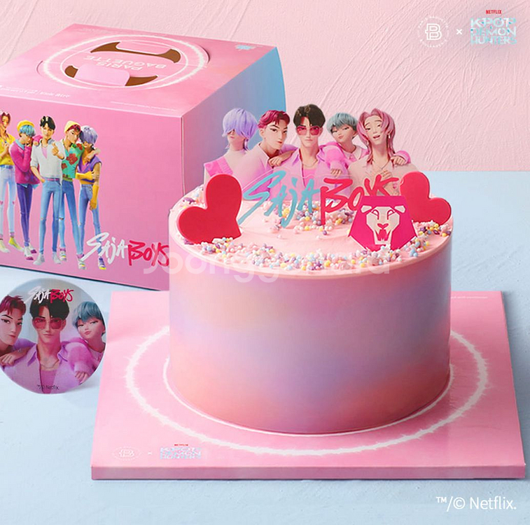 파리바게트 케이팝 데몬 헌터스 소다팝 케이크--0