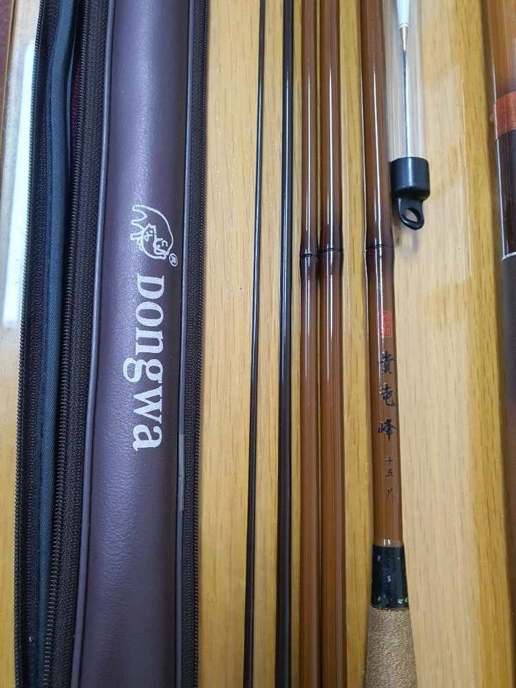 동와 귀룡봉 꽂기식 16척 중층 내림대 / 원다 청우25대 민물대 이미지