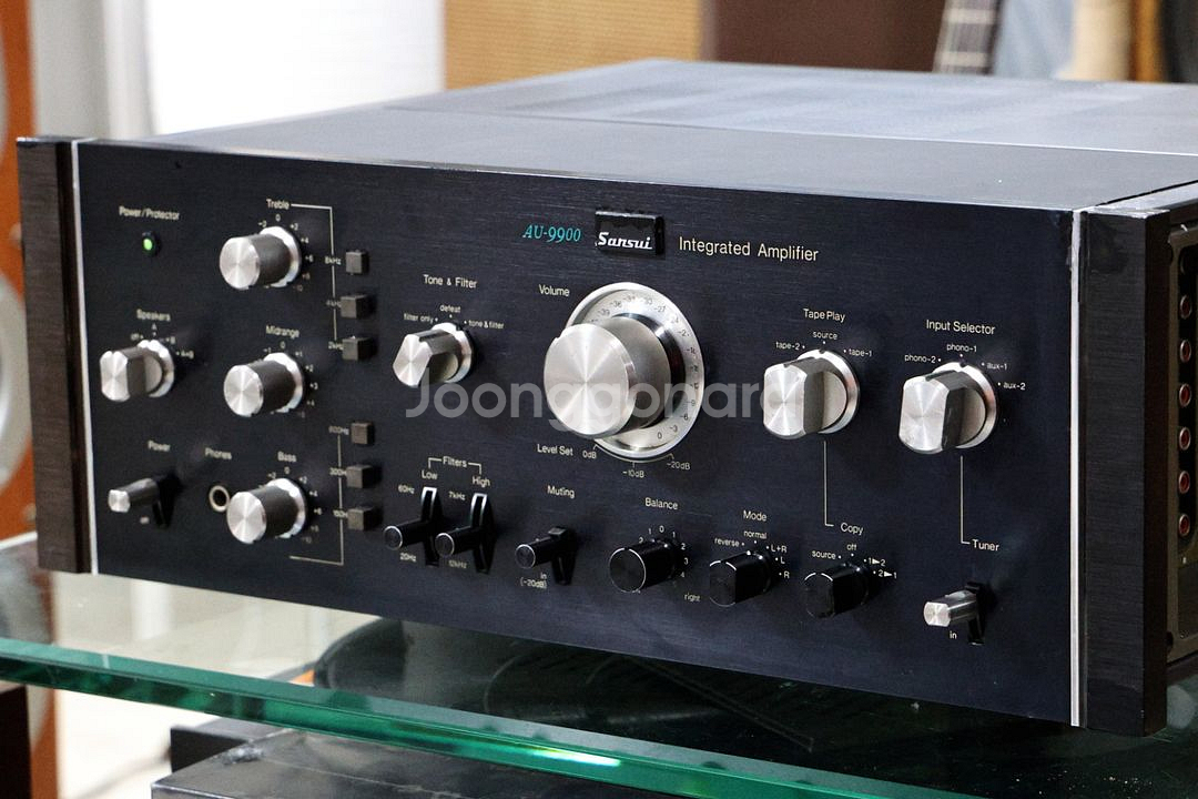 산수이 명기 AU-9900 인티앰프ㅡ고급스런음색ㅡ--4