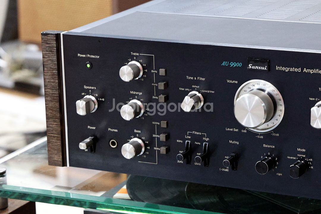 산수이 명기 AU-9900 인티앰프ㅡ고급스런음색ㅡ--6