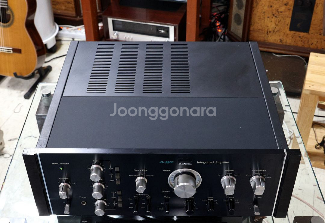 산수이 명기 AU-9900 인티앰프ㅡ고급스런음색ㅡ--9
