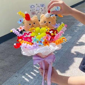 캐릭터 꽃다발 인형 선물세트