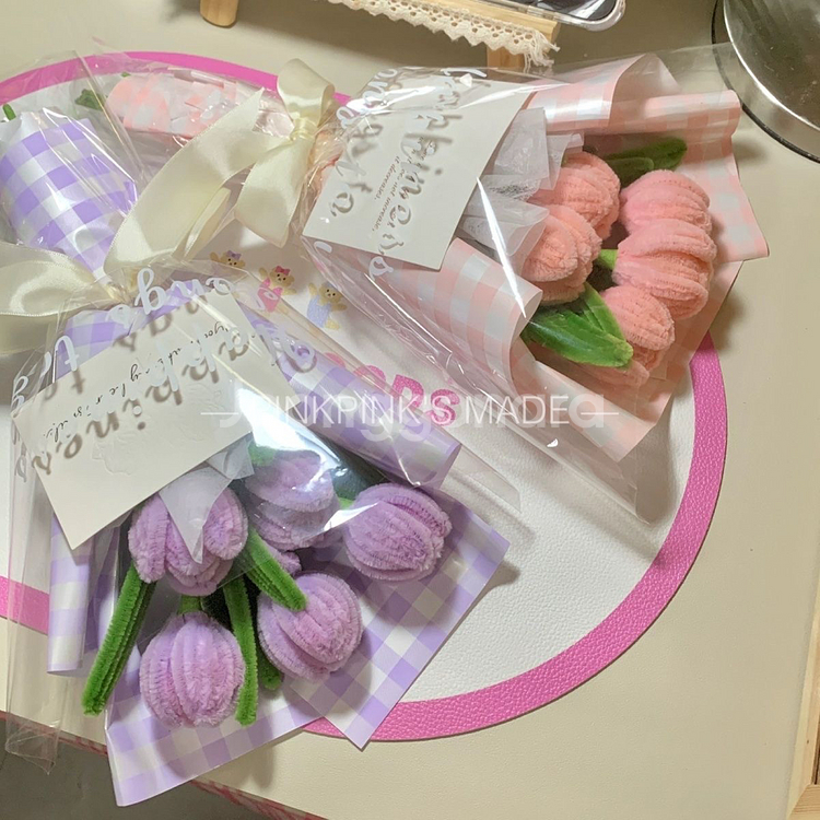 캐릭터 꽃다발 인형 선물세트--4