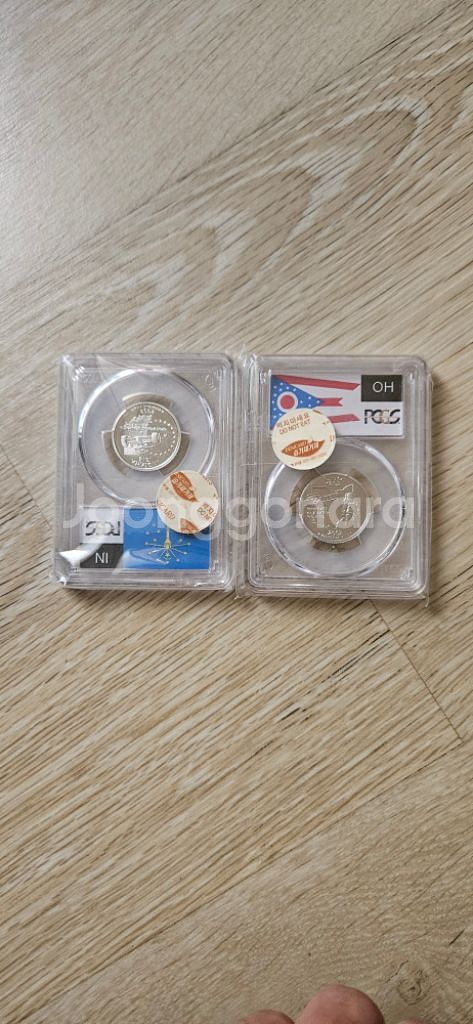 2002년 실버 쿼터달러 2점 PCGS 69등급--1